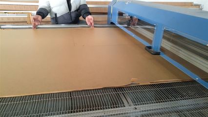 除塵布料切割 激光切割機 上海哲曼環保